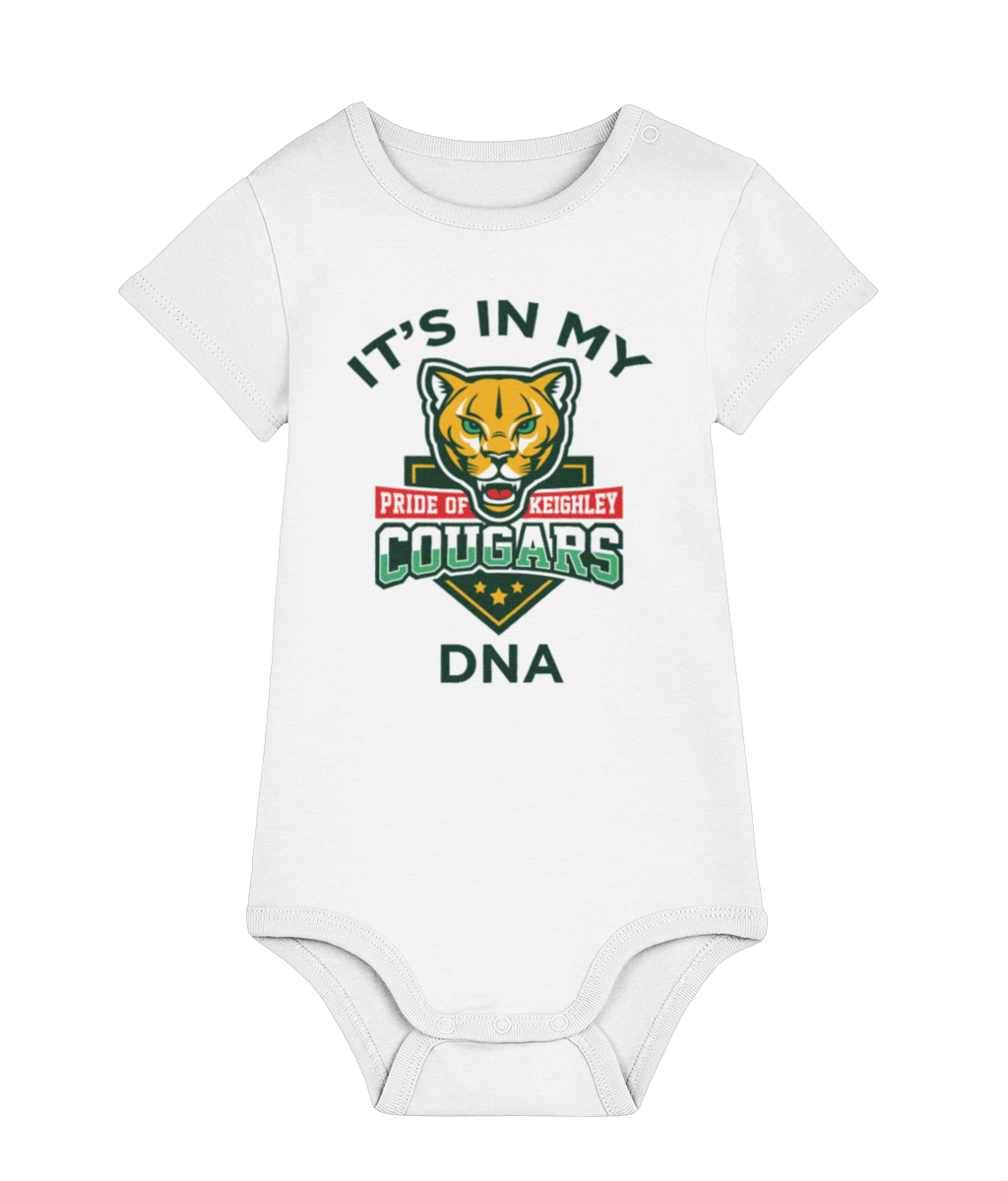 Keighley Cougars DNA Baby Body Suit in White