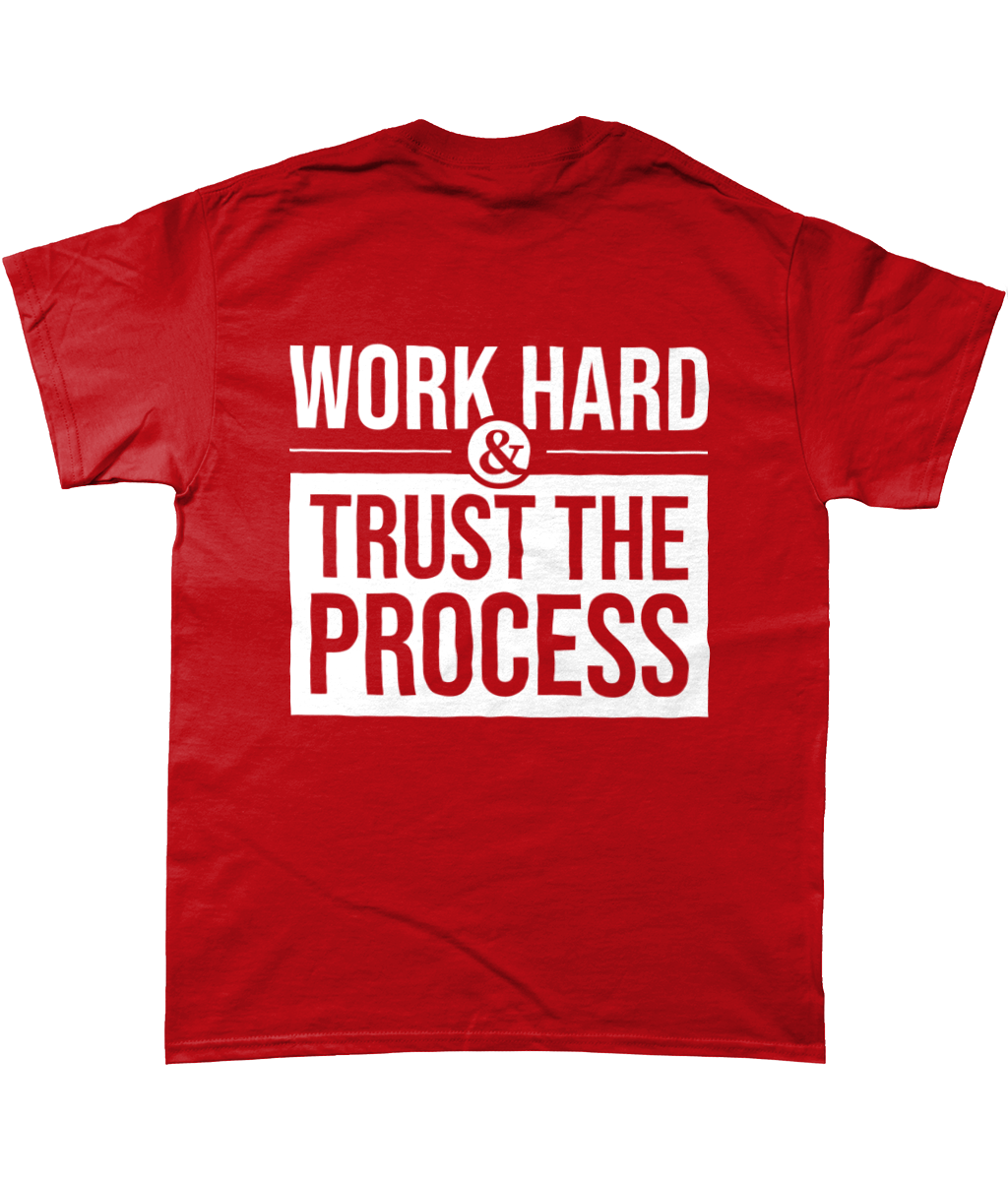 Keighley Cougars Work Hard & Trust The Process T-Shirt Red