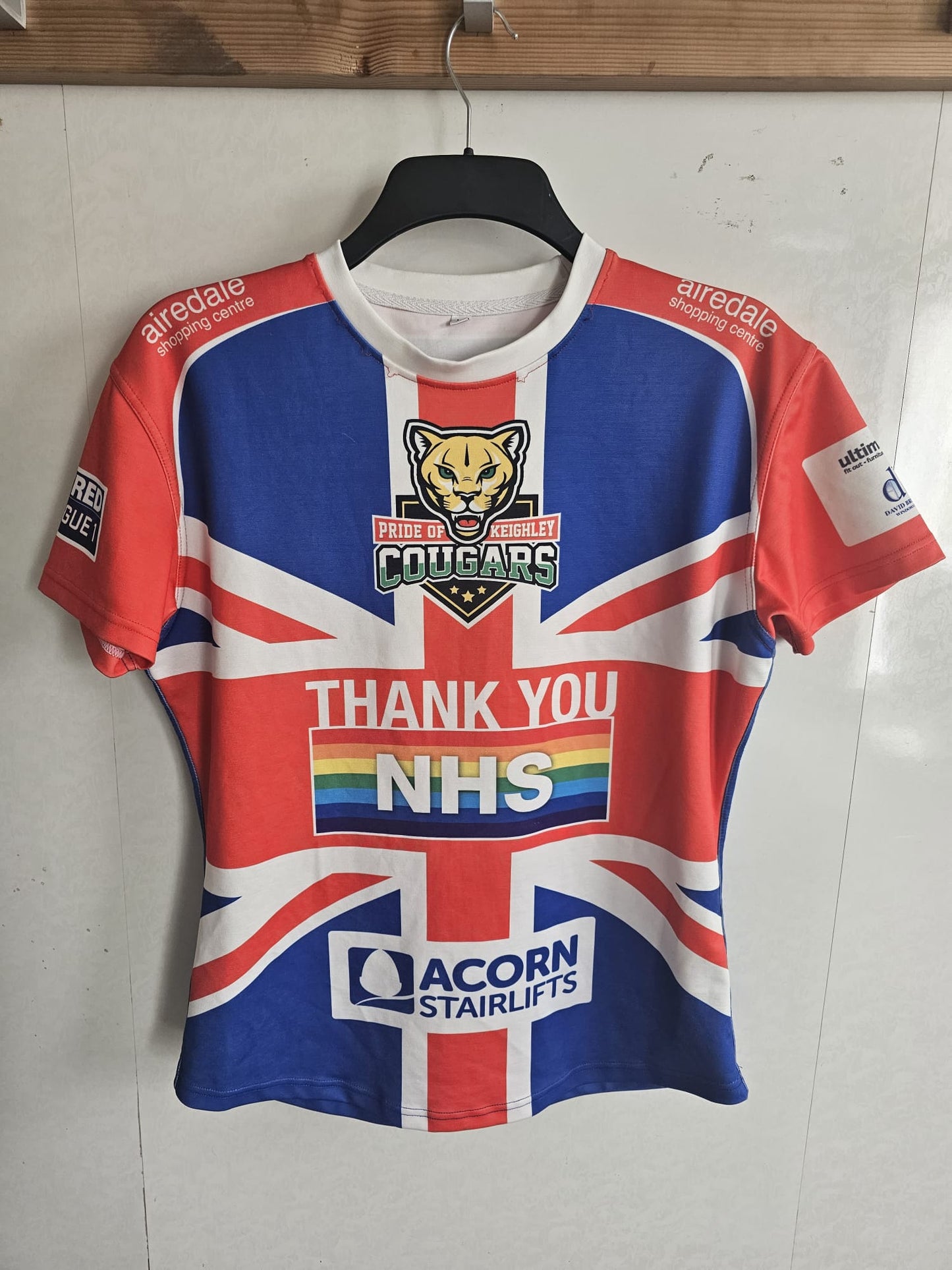 Keighley Cougars Thank You NHS Match Shirt - Mo Agoro