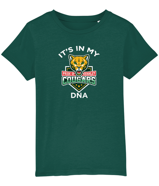 Keighley Cougars Kids DNA T-Shirt in Glazed Green