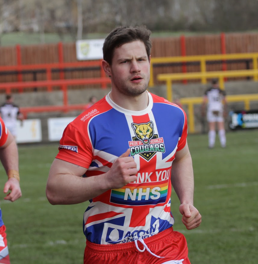 Keighley Cougars Thank You NHS Match Shirt - Aaron Levy