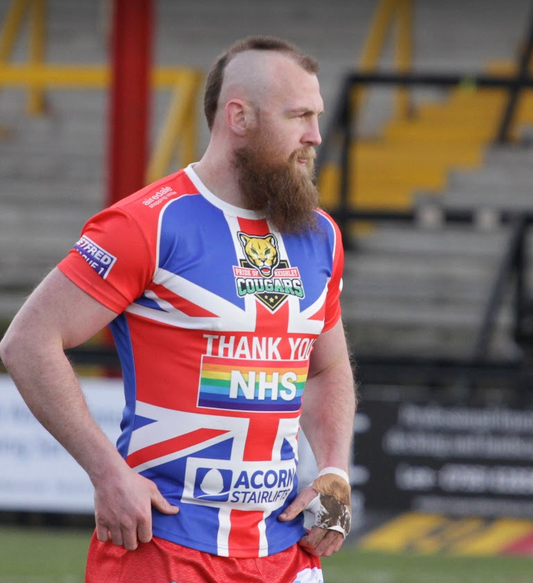 Keighley Cougars Thank You NHS Match Shirt - Dalton Desmond-Walker