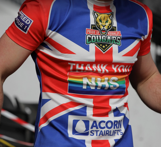 Keighley Cougars Thank You NHS Match Shirt - Jake Webster