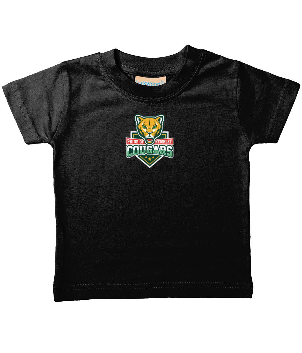 Keighley Cougars Baby/Toddler Crest T-Shirt in Black