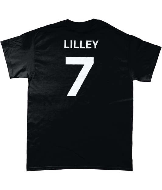 Bradford Bulls "Lilley 7" Back Print T-Shirt in Black