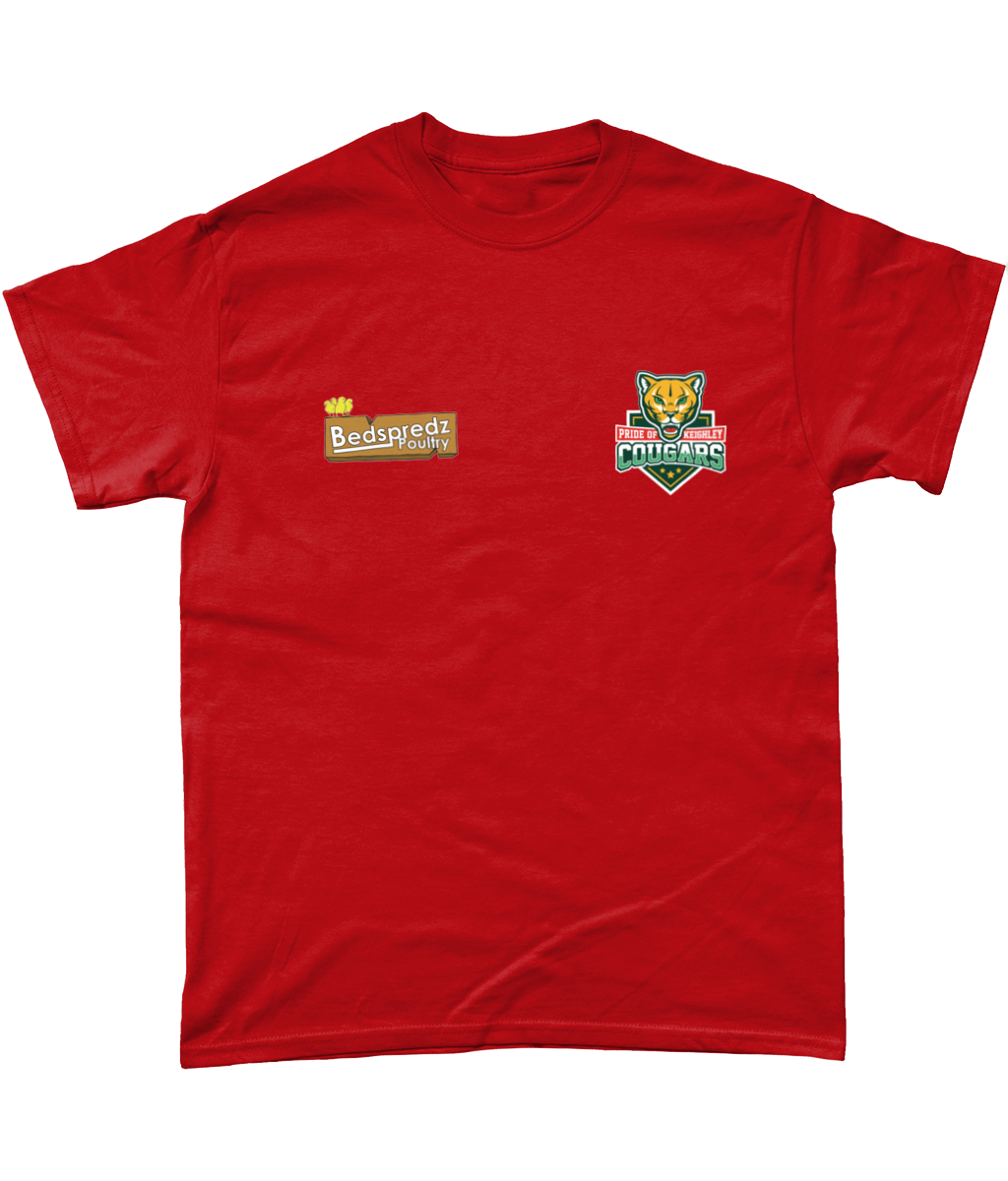 Keighley Cougars 2023 Team T-Shirt in Red