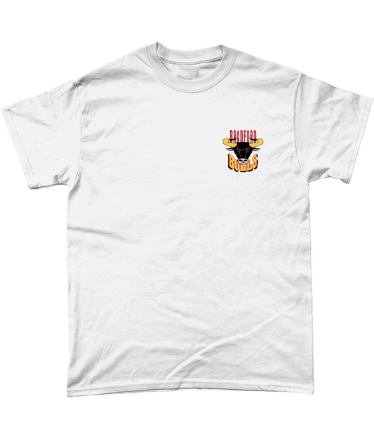 Bradford Bulls Crest Logo T-Shirt White