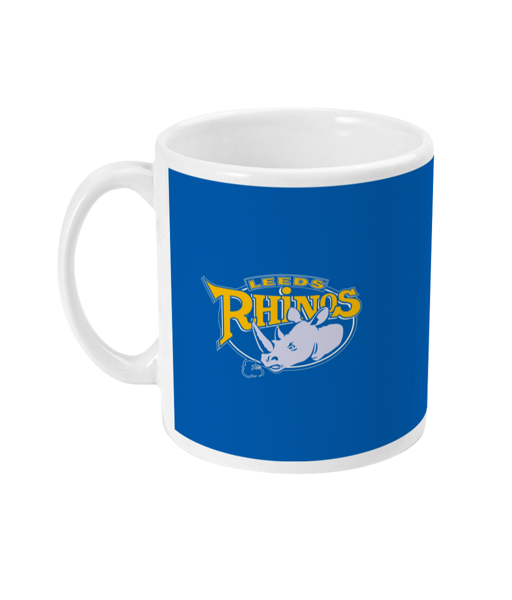 Leeds Rhinos Blue Crest Logo Mug