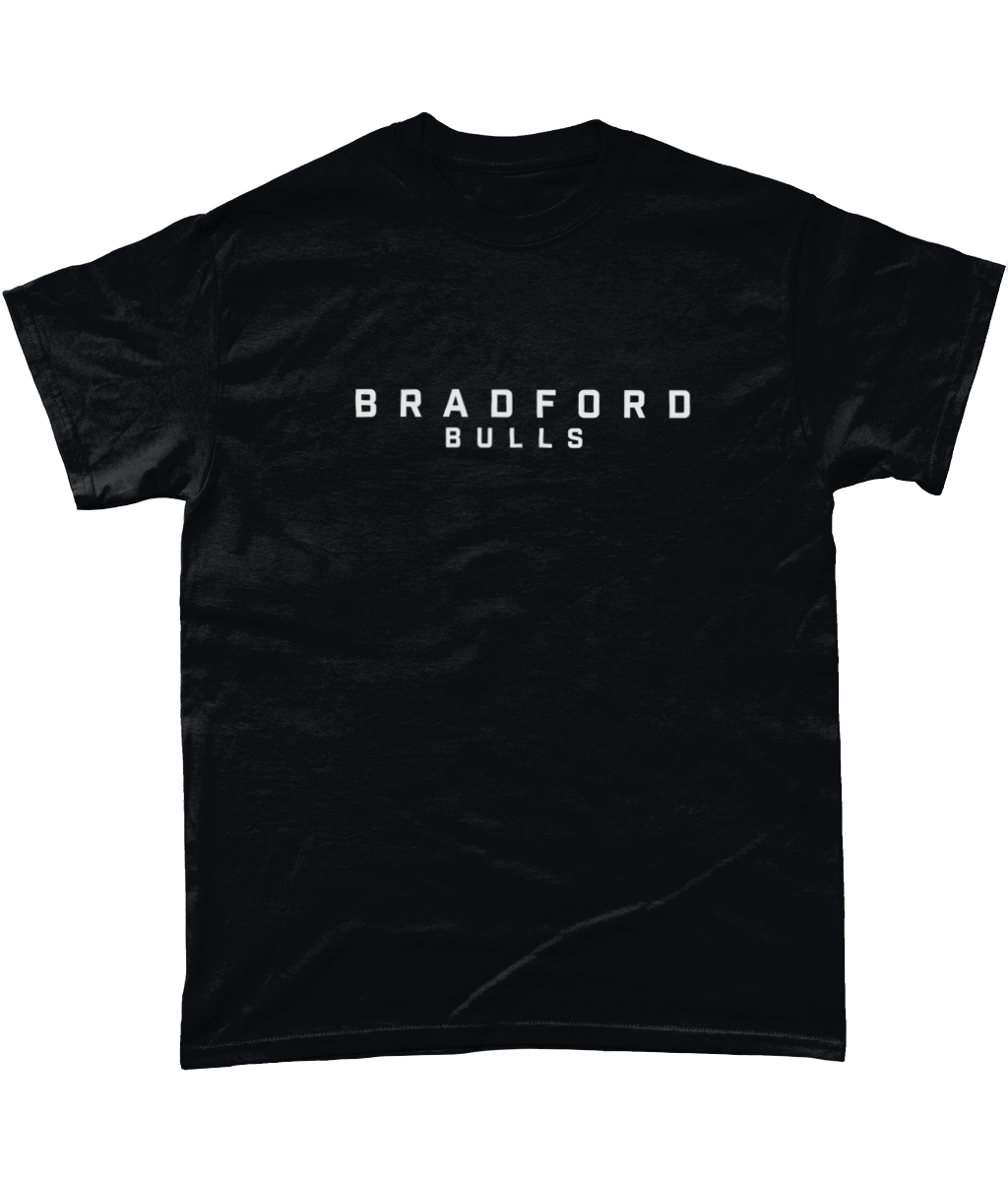 Bradford Bulls Text T-Shirt in Black